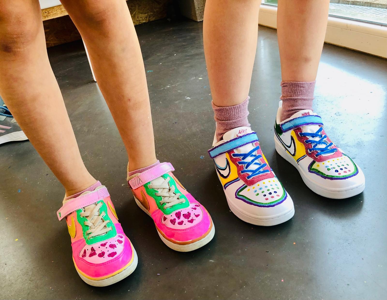 Acryl: Pimp your sneakers: ouder-kind juni