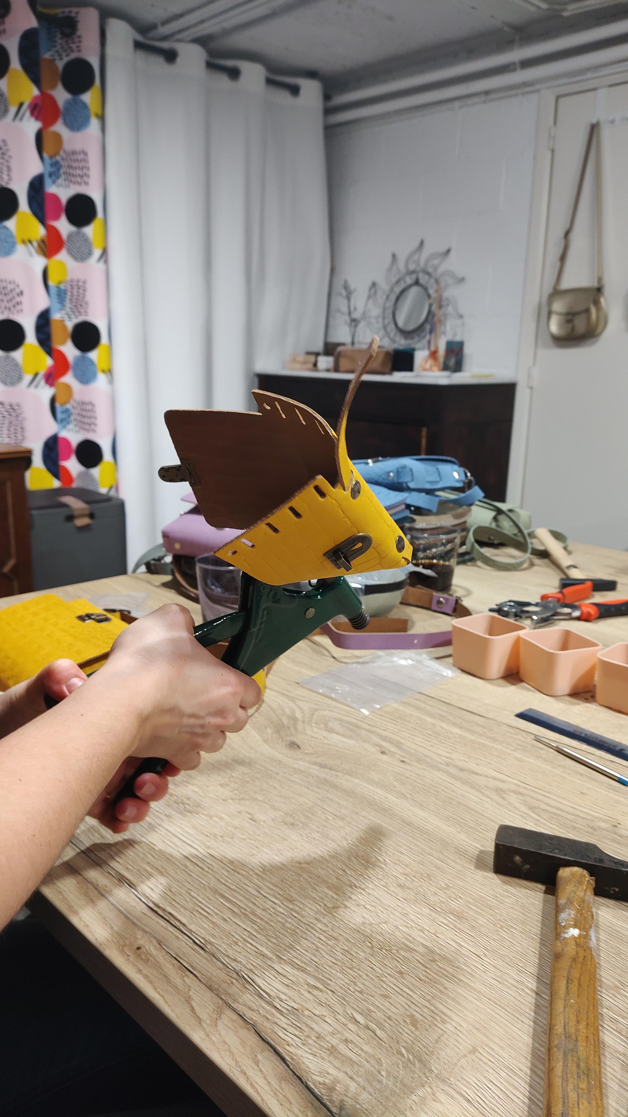 Workshop - Lederen handtas - Foto