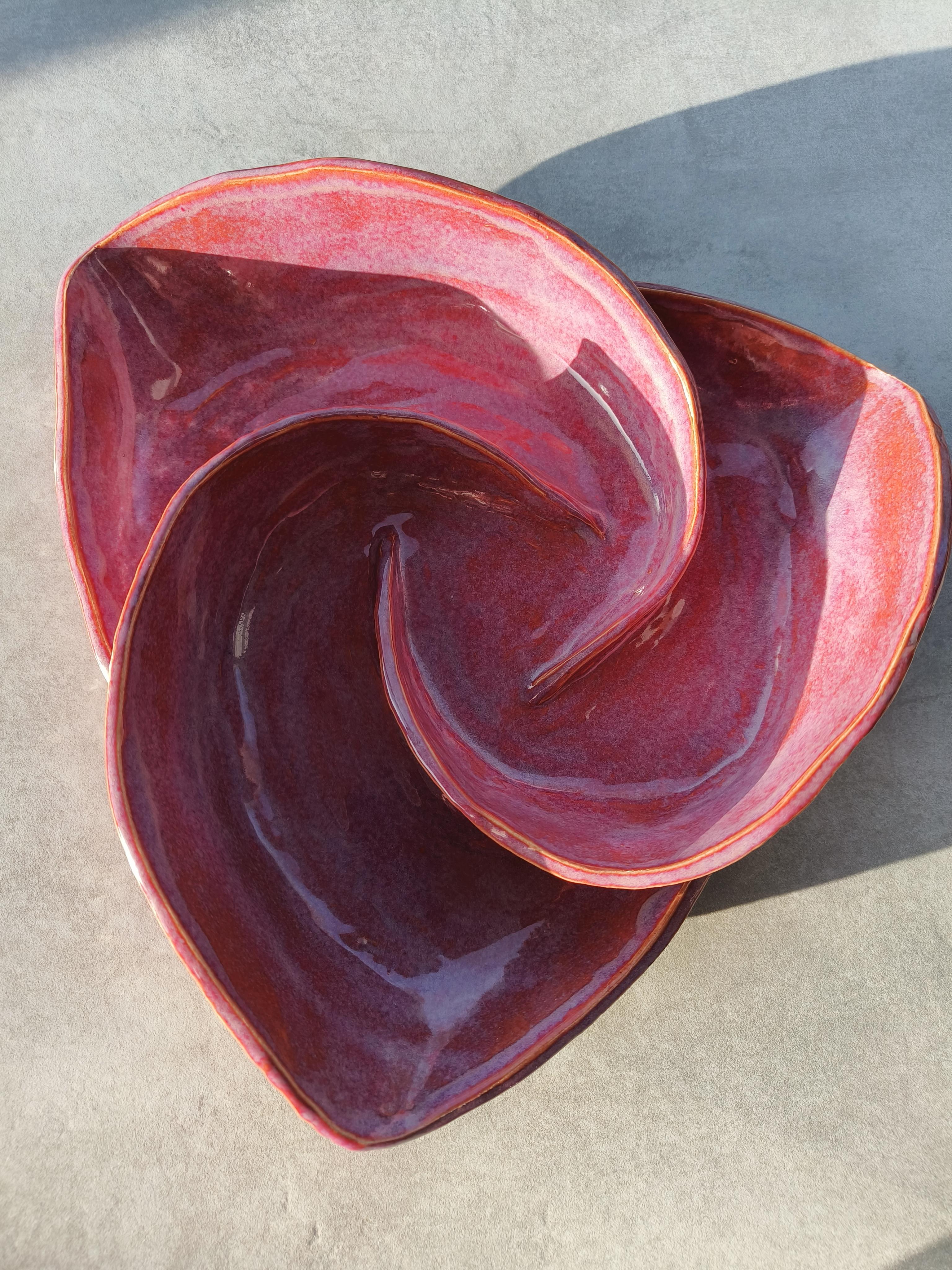 Bloemenschaal in keramiek - Foto