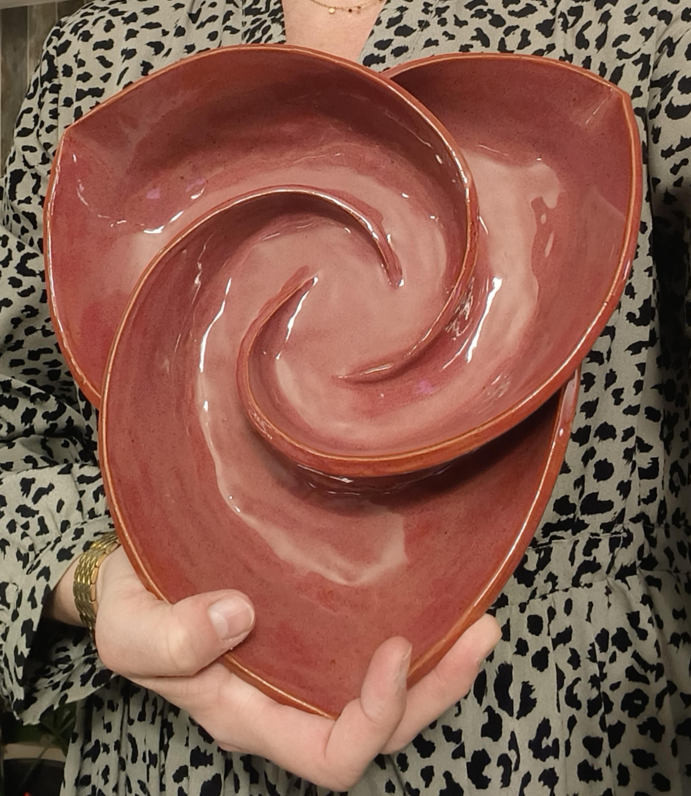 Bloemenschaal in keramiek - Foto