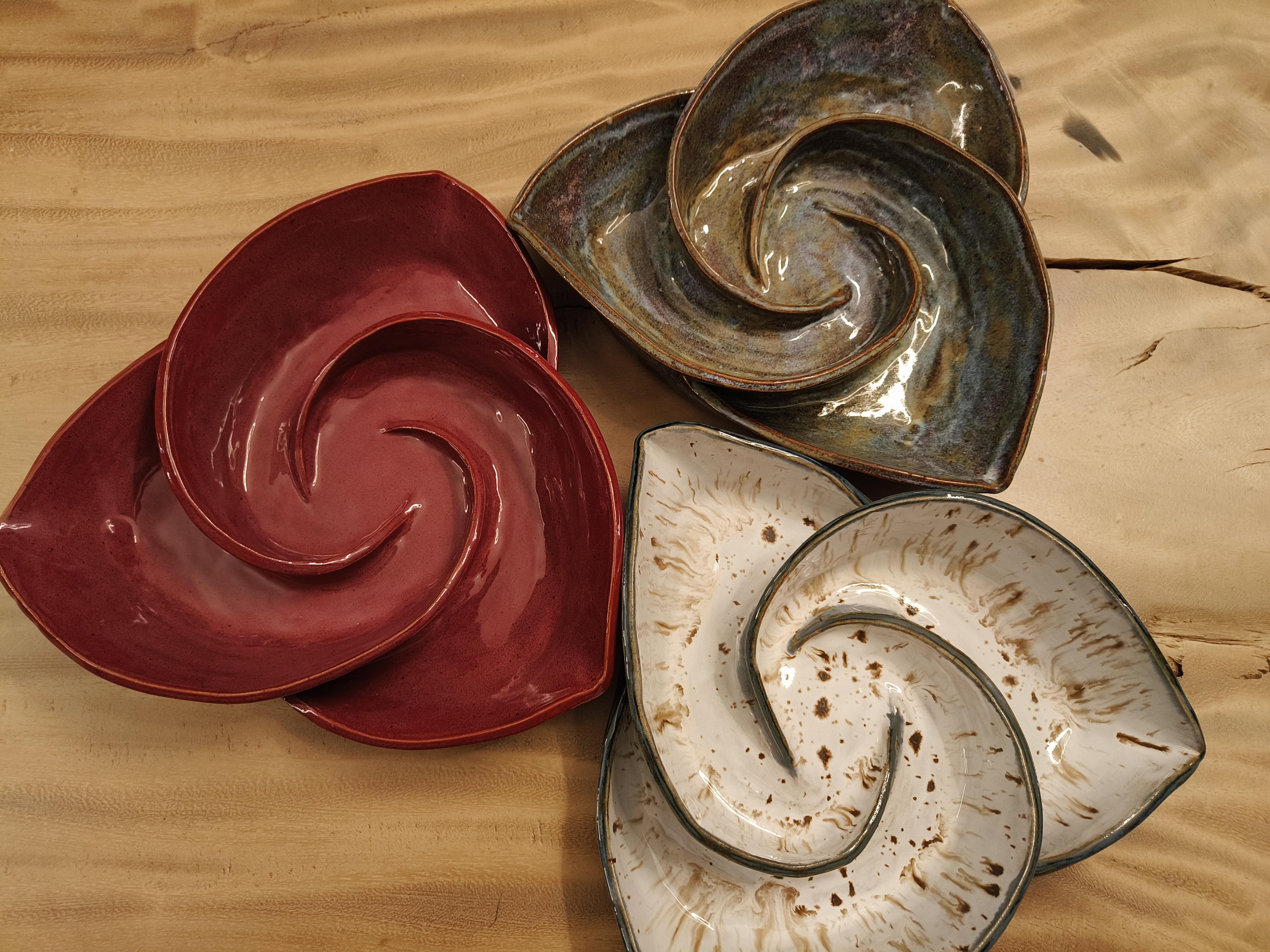 Bloemenschaal in keramiek - Foto