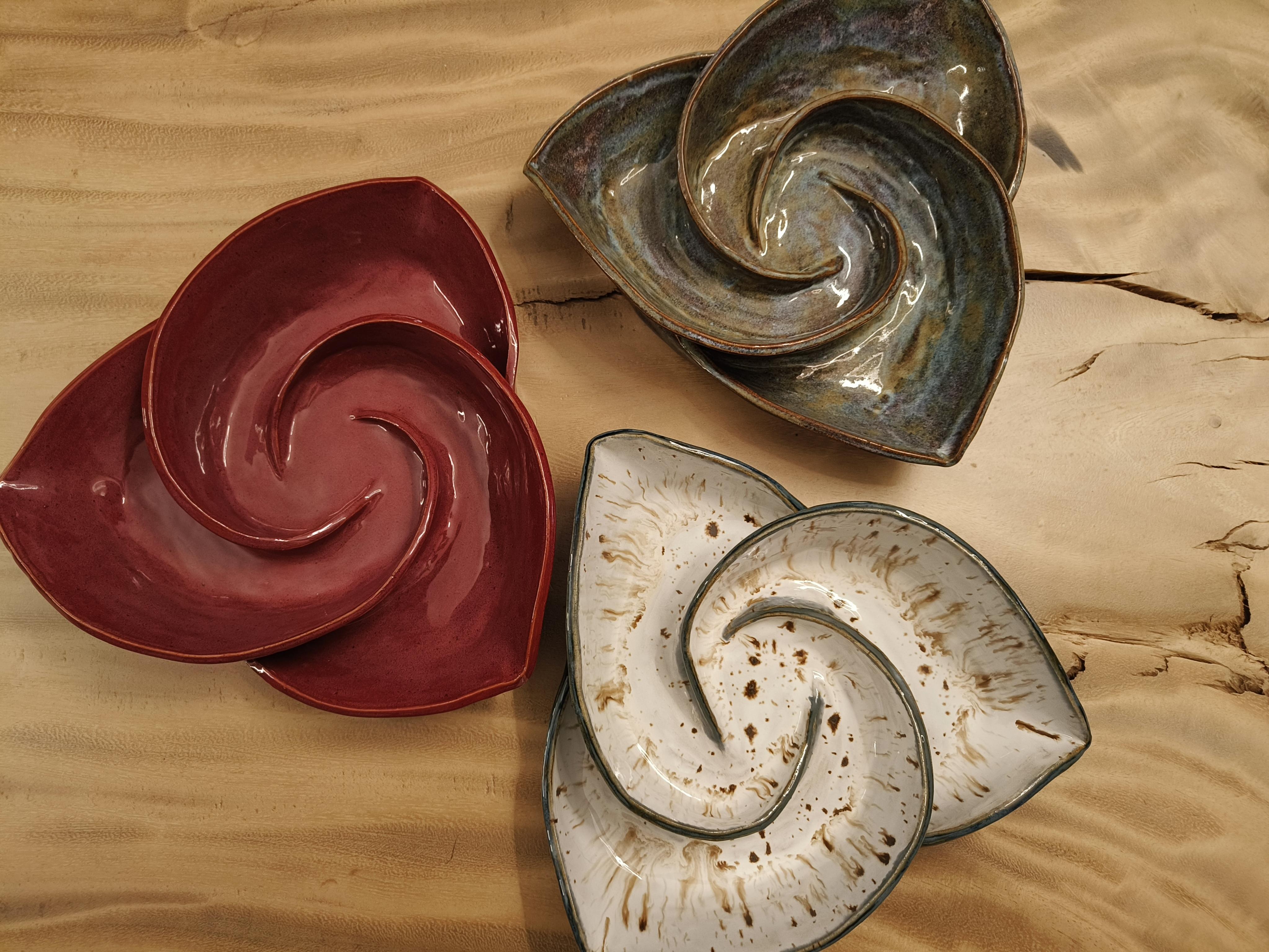 Bloemenschaal in keramiek - Foto