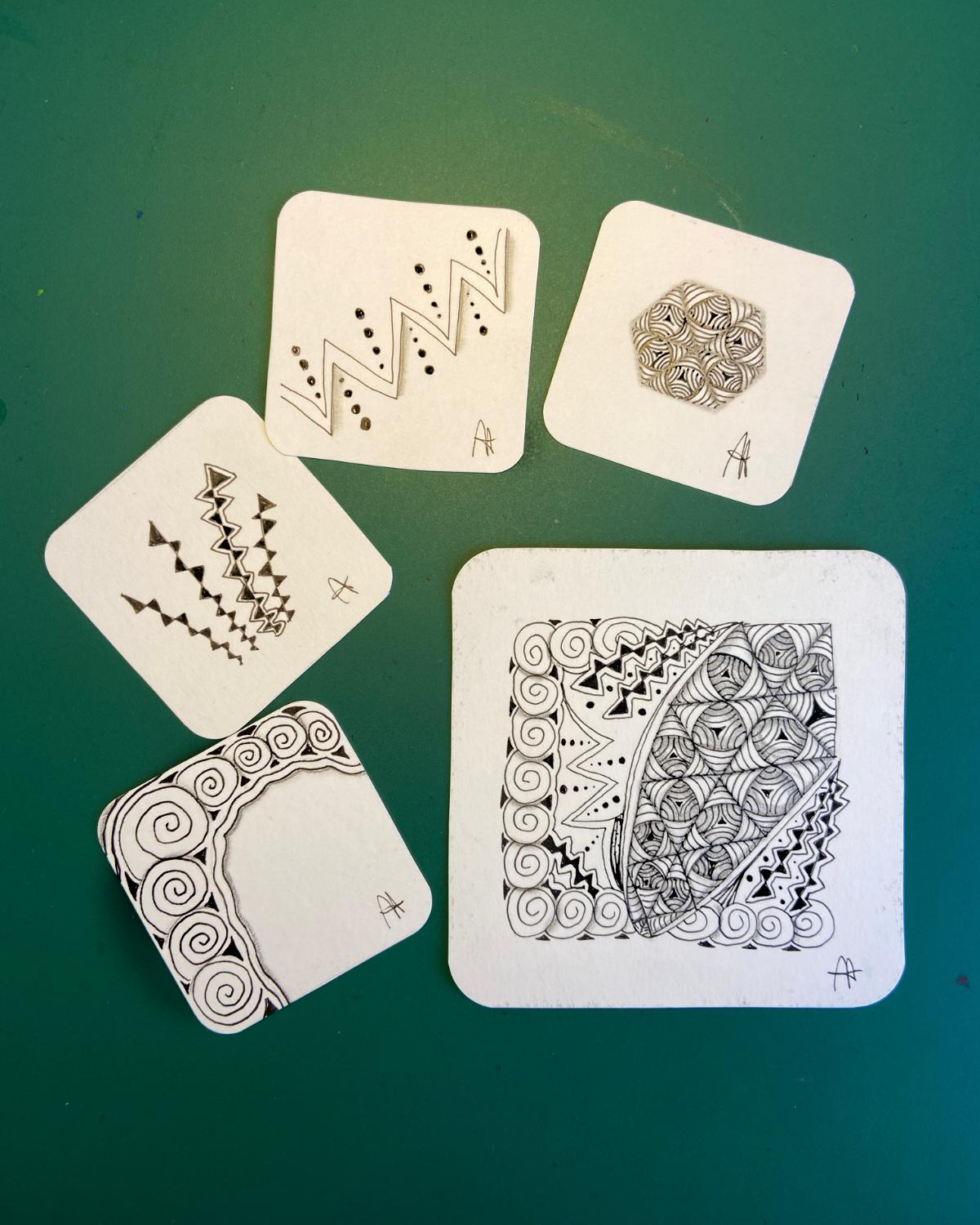 Zentangle Try-out sessie - Foto