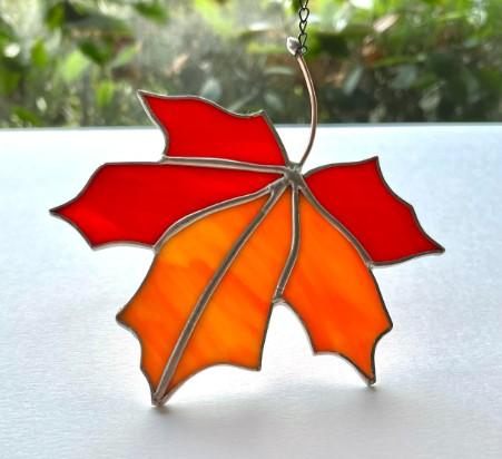 Glas in lood - cactus of blad (6u) - Luzatone in TIENEN - Foto