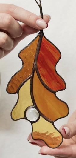 Glas in lood - cactus of blad (6u) - Luzatone in TIENEN - Foto