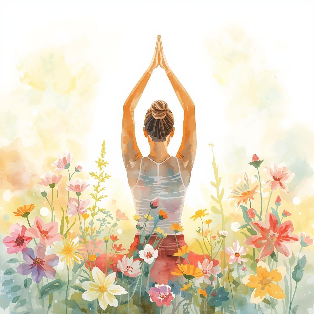 Yoga en de Lente Equinox - Foto