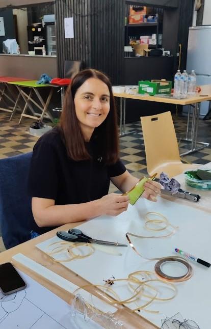 Glas in lood - grote abstracte raamhanger (8u) - Luzatone in Tienen - Foto