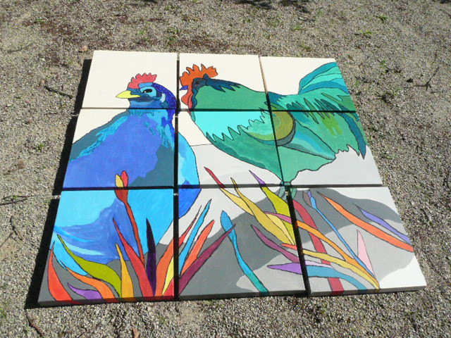 Schilderen in Pop Art - collectief schilderij