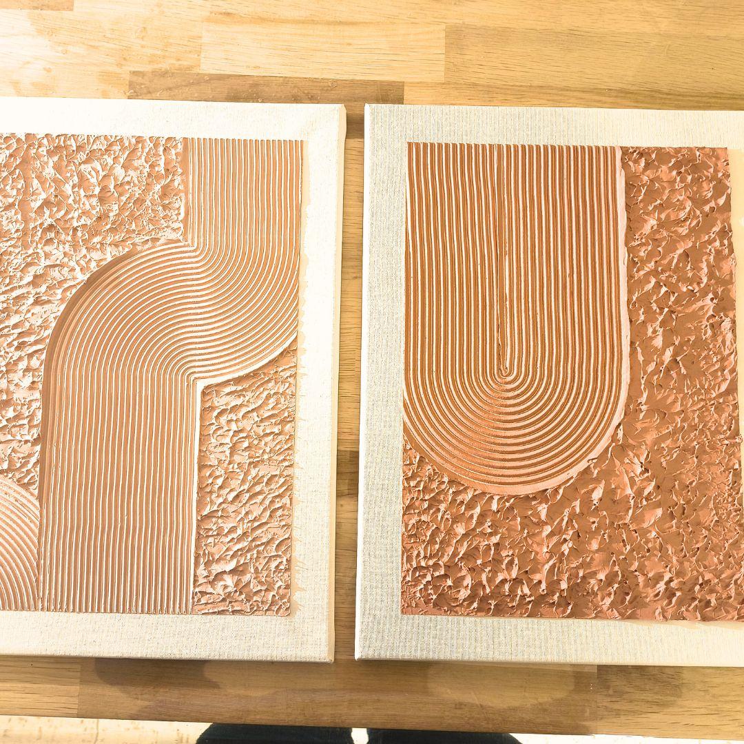 3D textured art painting- workshop - Foto