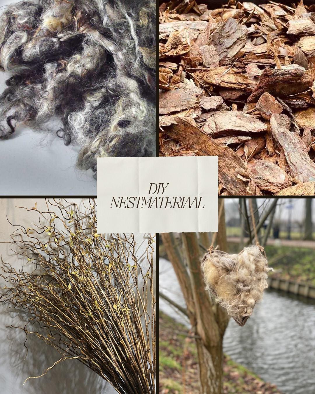 Hart voor de vogel:nestmateriaal-inoopworkshop - Foto