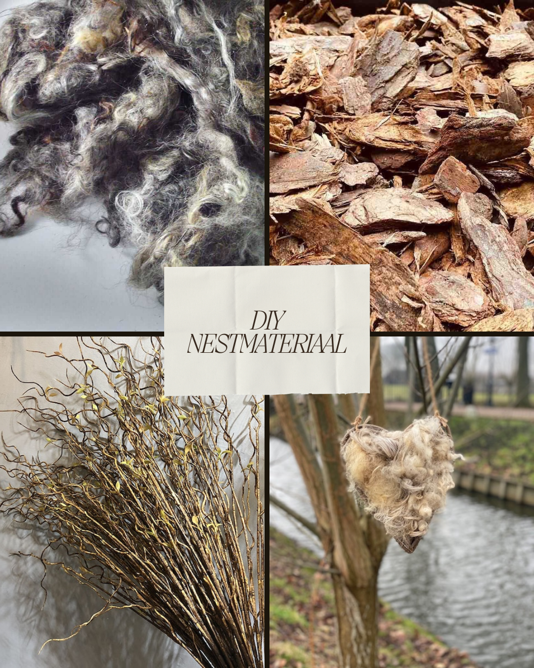 Hart voor de vogel:nestmateriaal-inoopworkshop