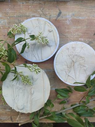 Duo-workshop 'botanische tegels maken'