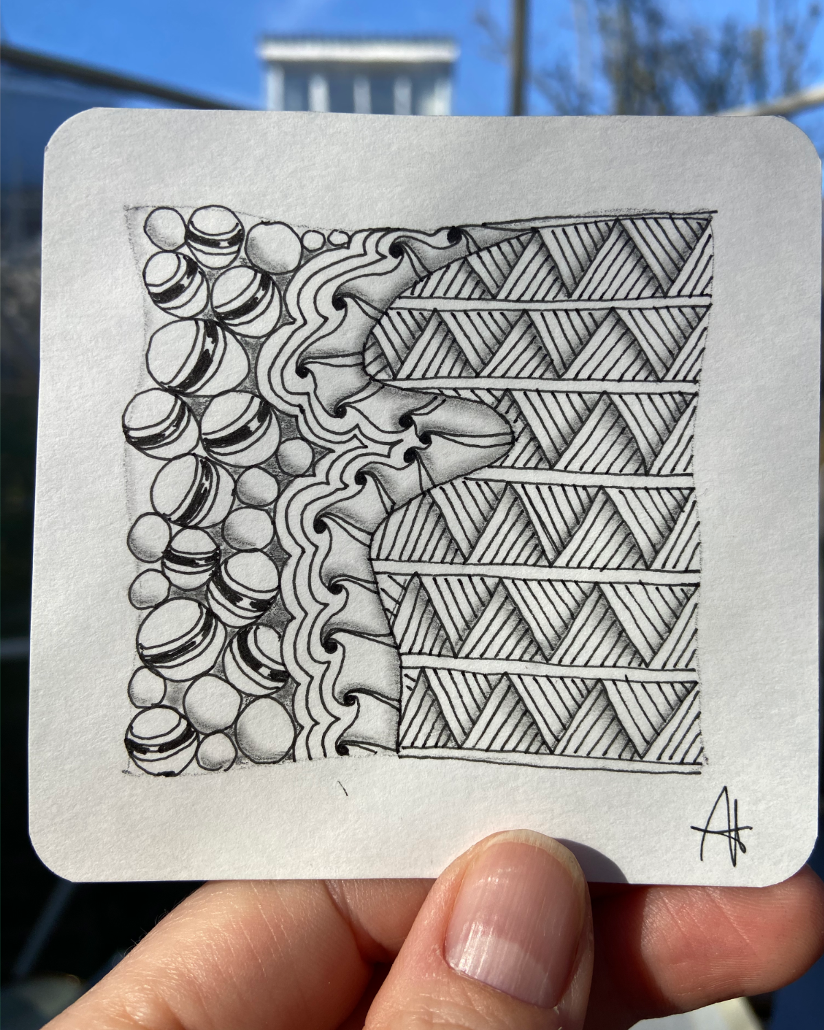Workshop Zentangle tekenen op muziek