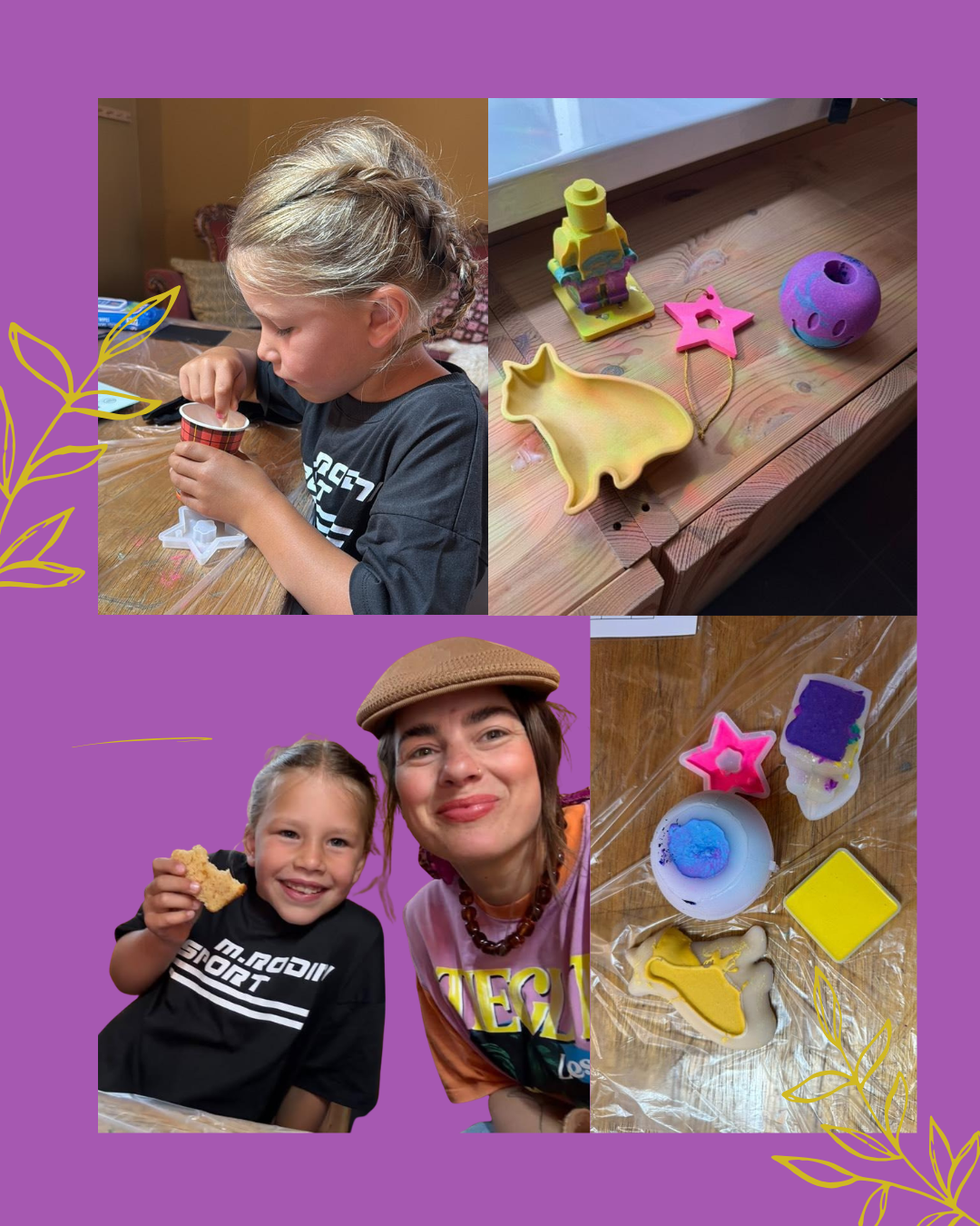 Ouder-kind workshop Jesmonite