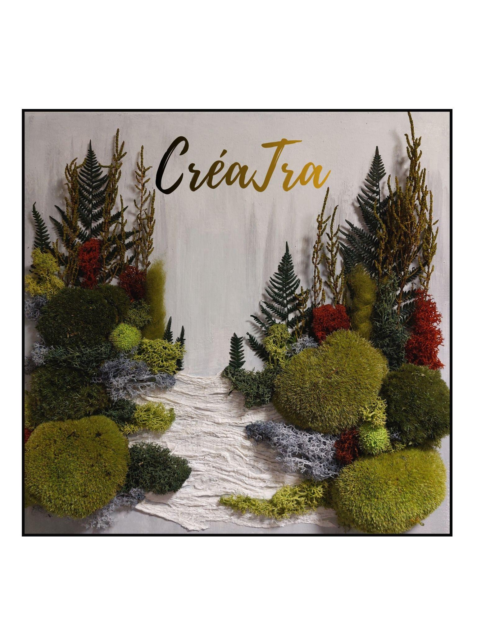 Workshop Powertex 'mosschilderij' - Foto