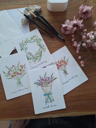 AQUAREL WORKSHOP - BLOEMEN -MECHELEN