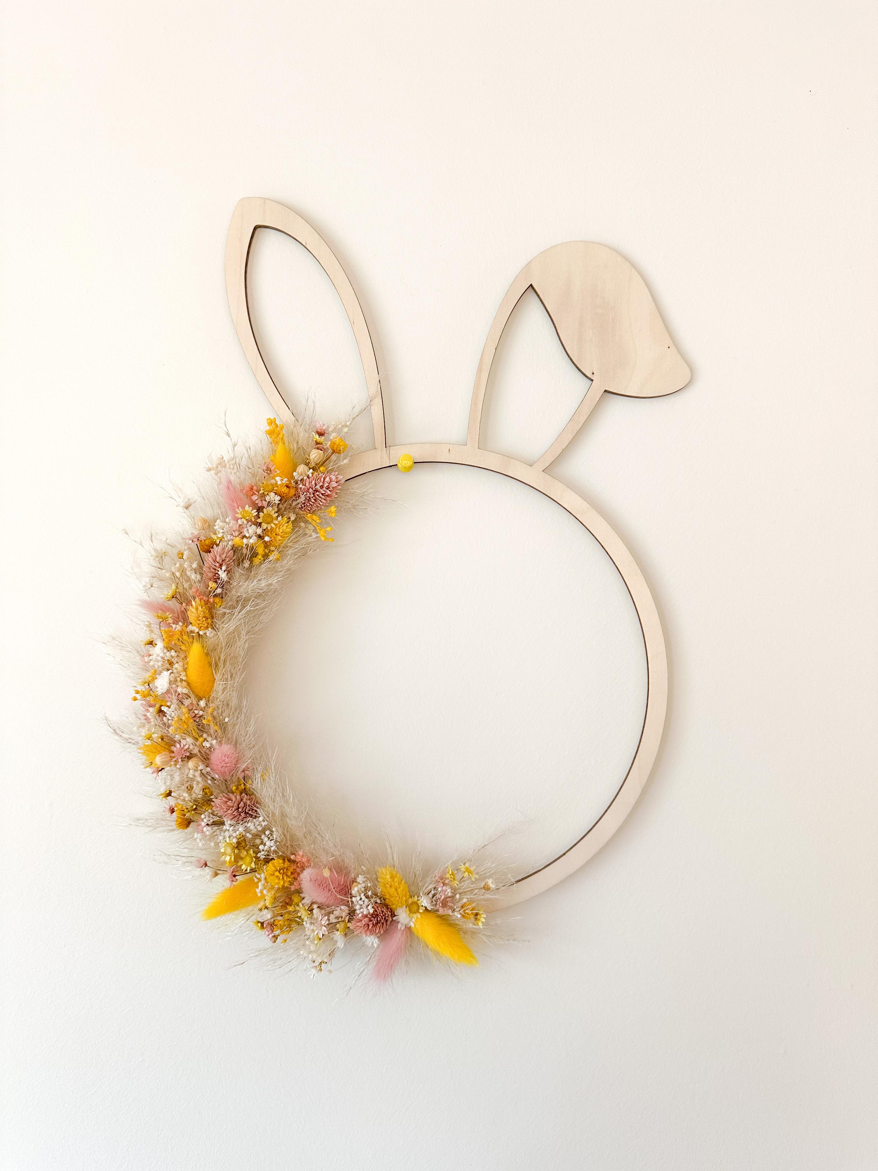 DIY pakket paashaas krans - Foto