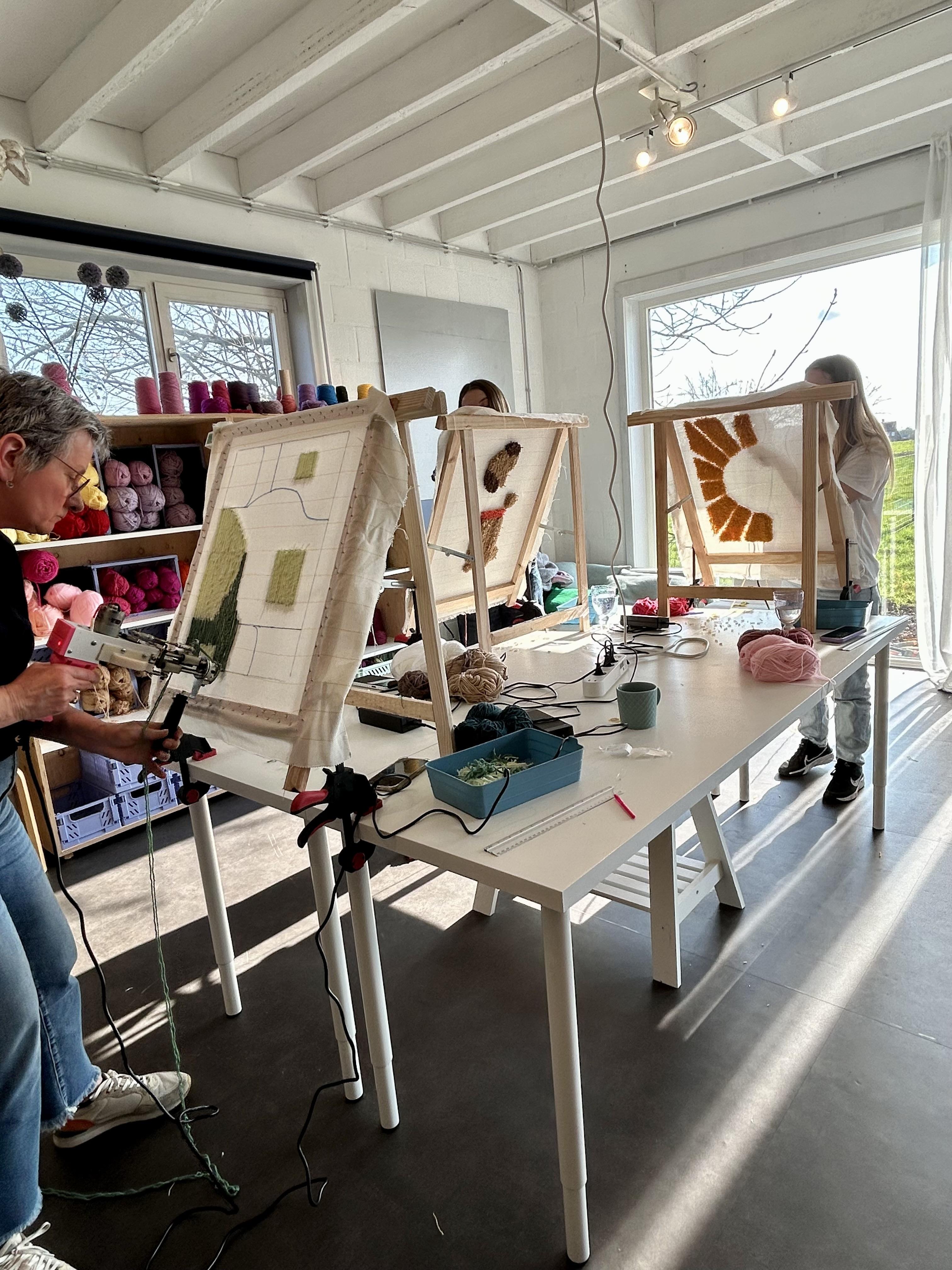 Workshop Tuften voor beginners - maak je eigen wandtapijt - Foto