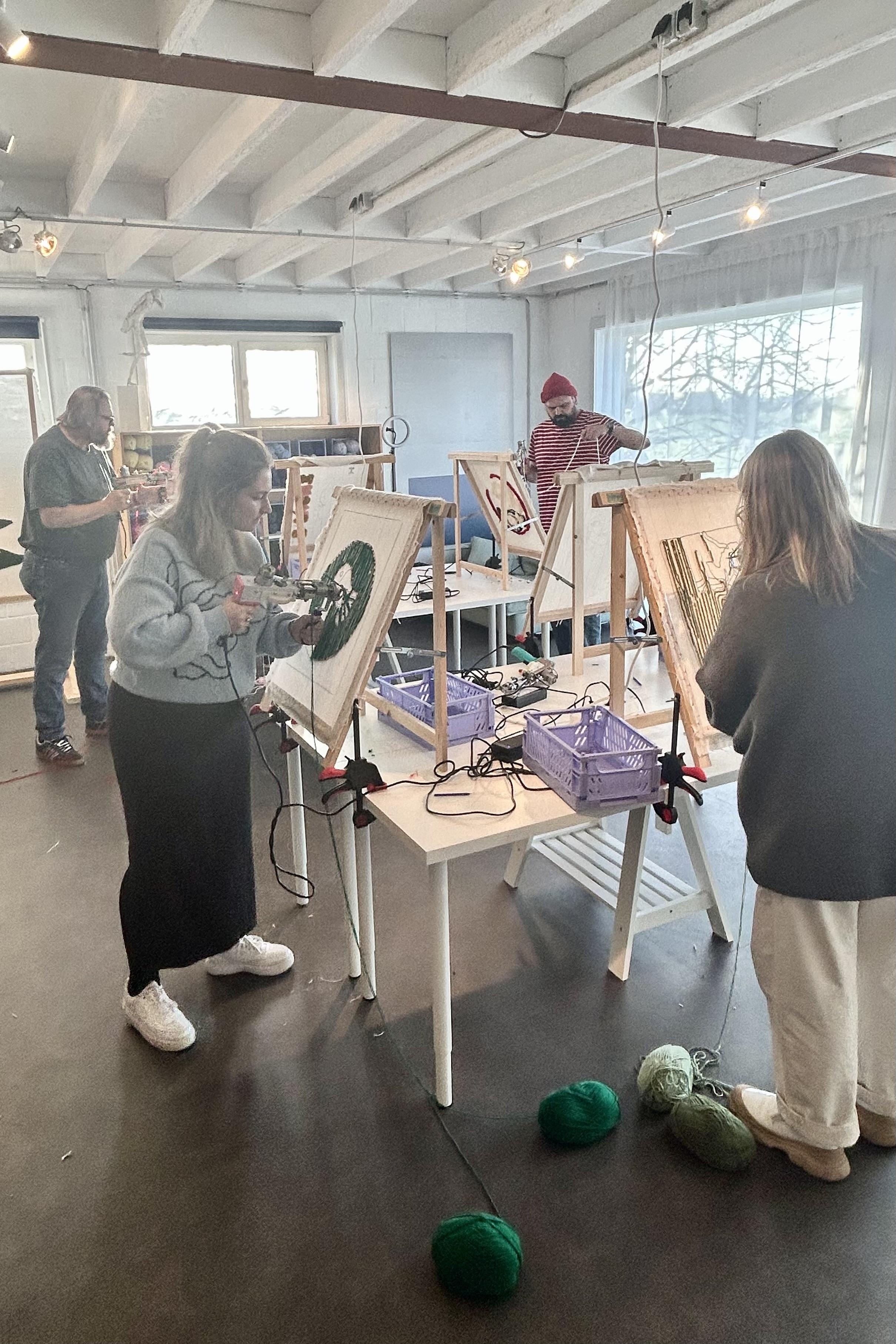Tufting Workshop: Creatieve workshop tuften voor groepen - Foto