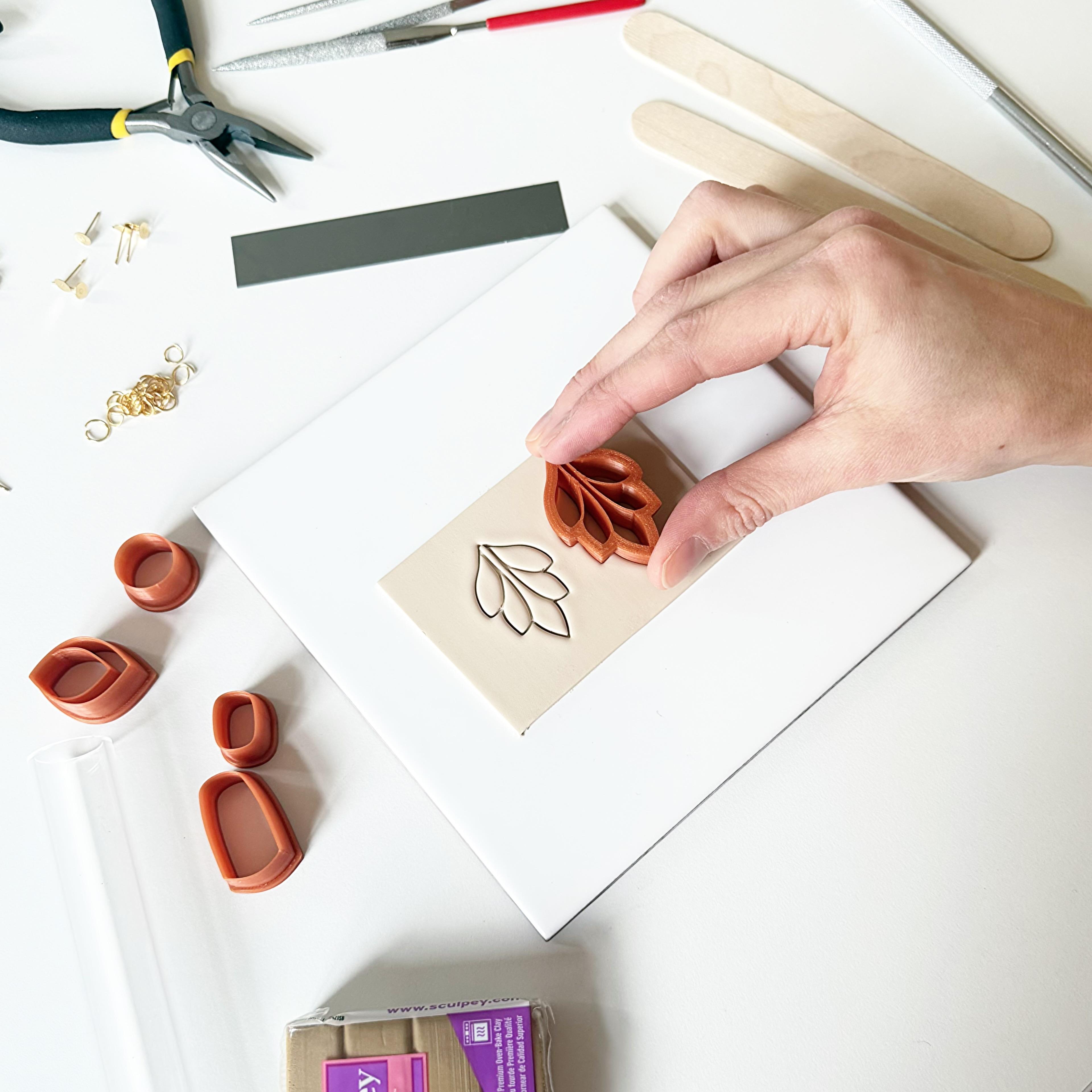 Online workshop oorbellen maken met polymeerklei - Foto