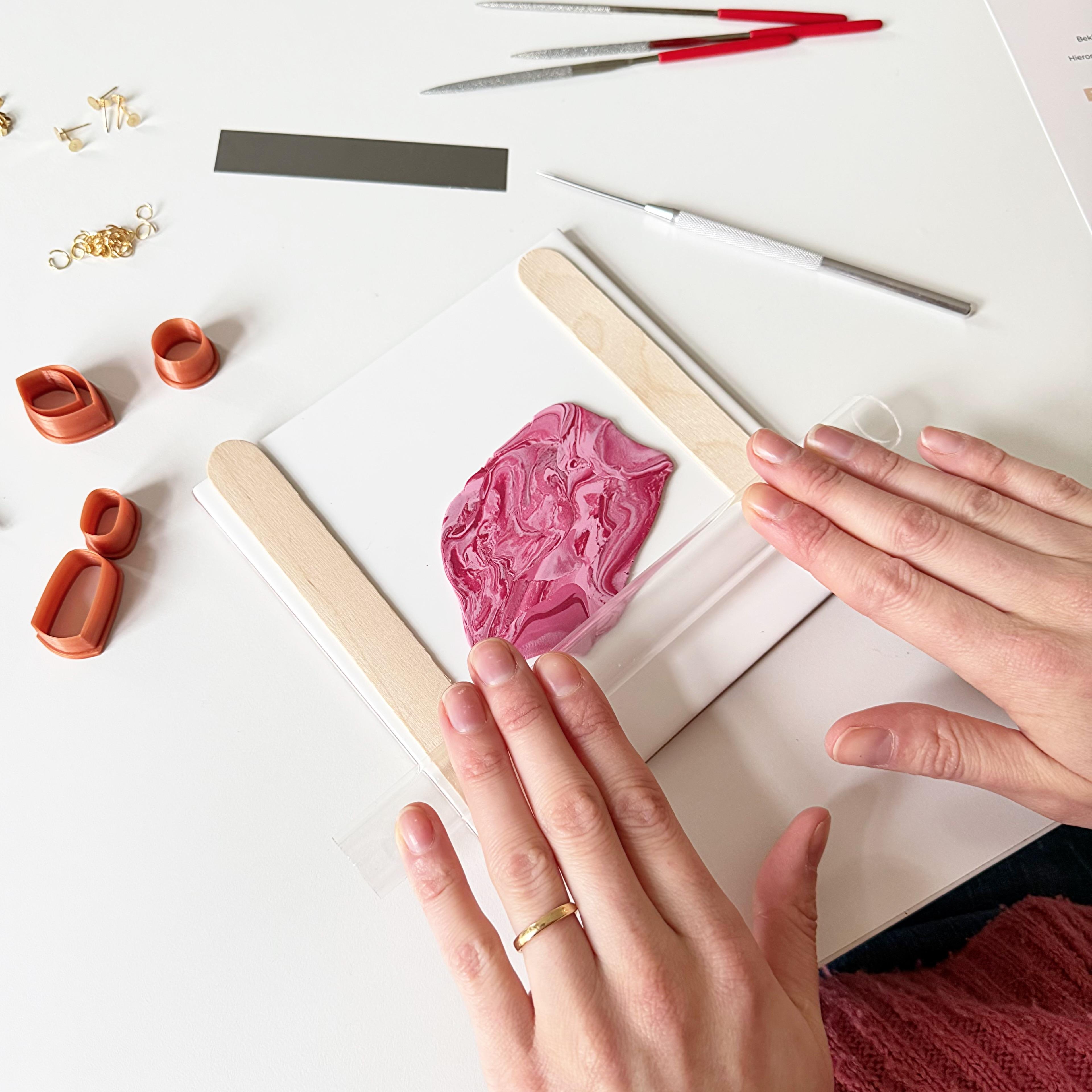 Online workshop oorbellen maken met polymeerklei - Foto