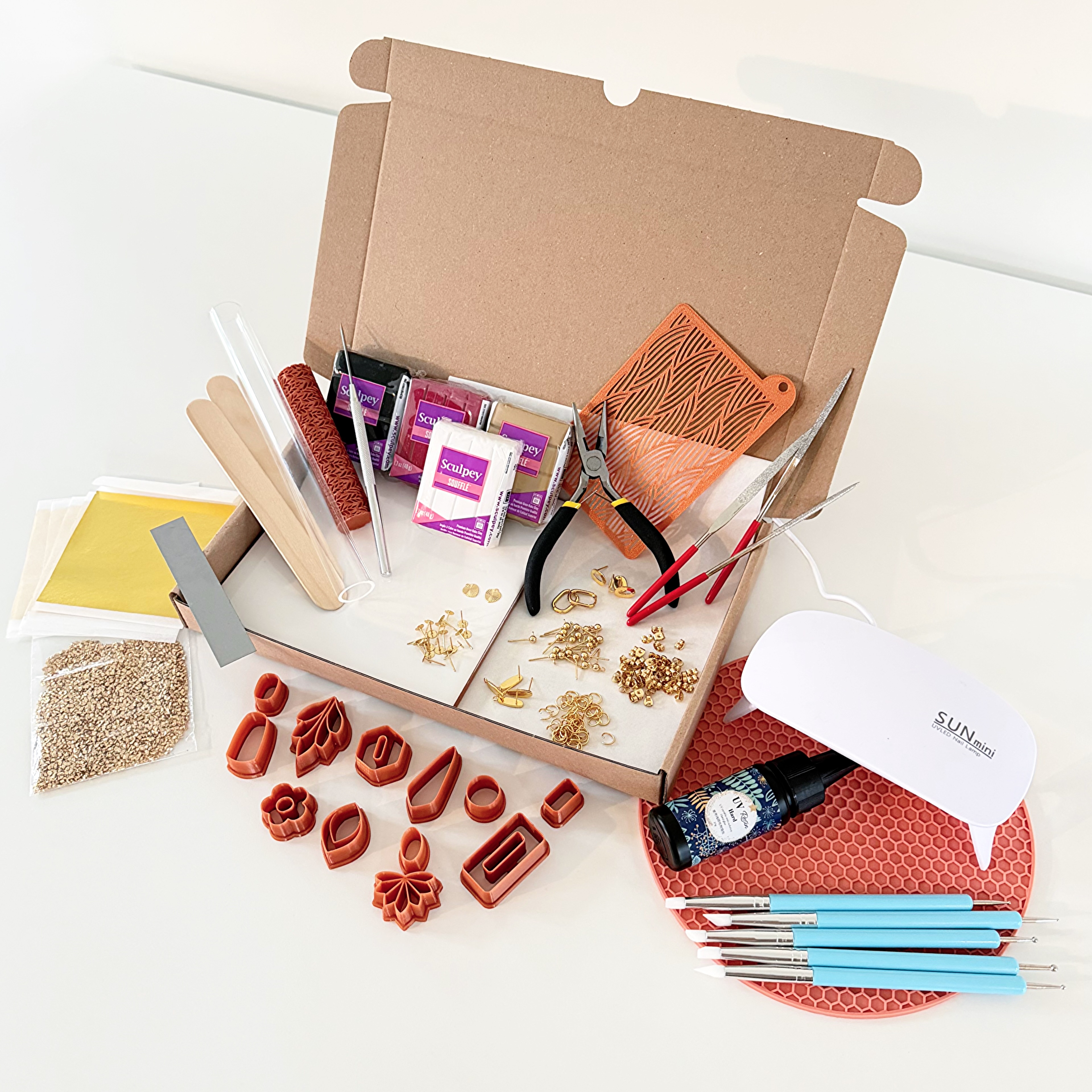 Startpakket XL - oorbellen maken met polymeerklei