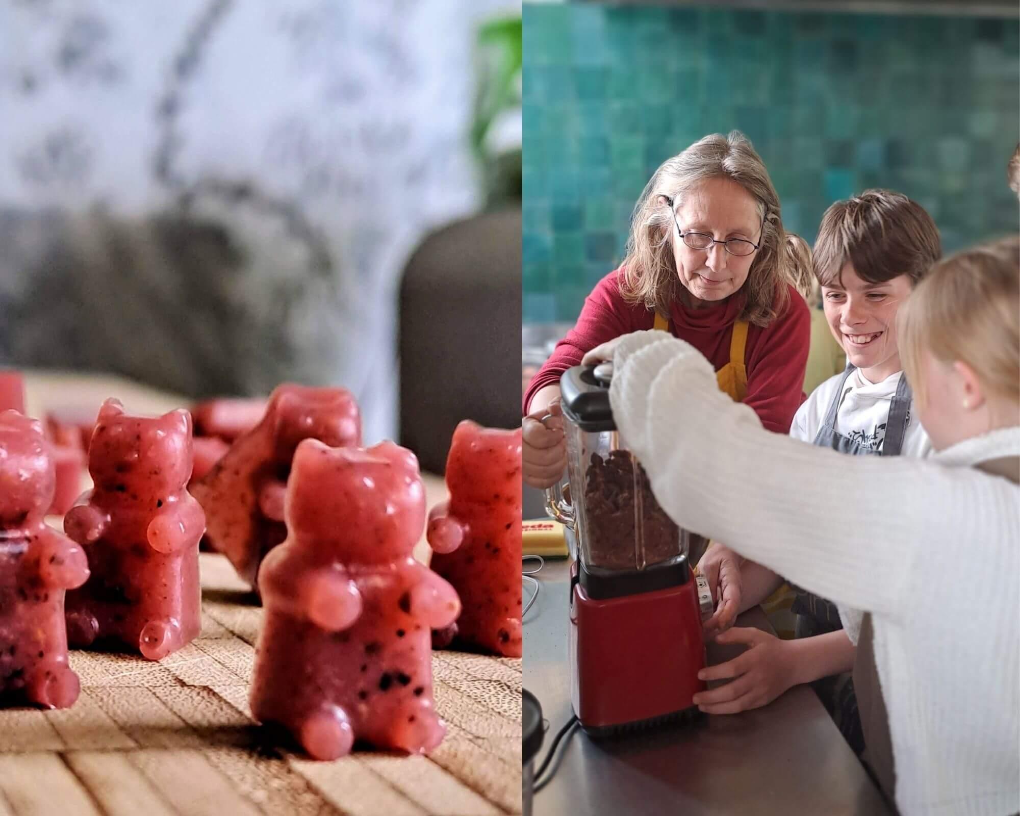 Duo workshop gummibeertjes maken en ezels knuffelen - Foto