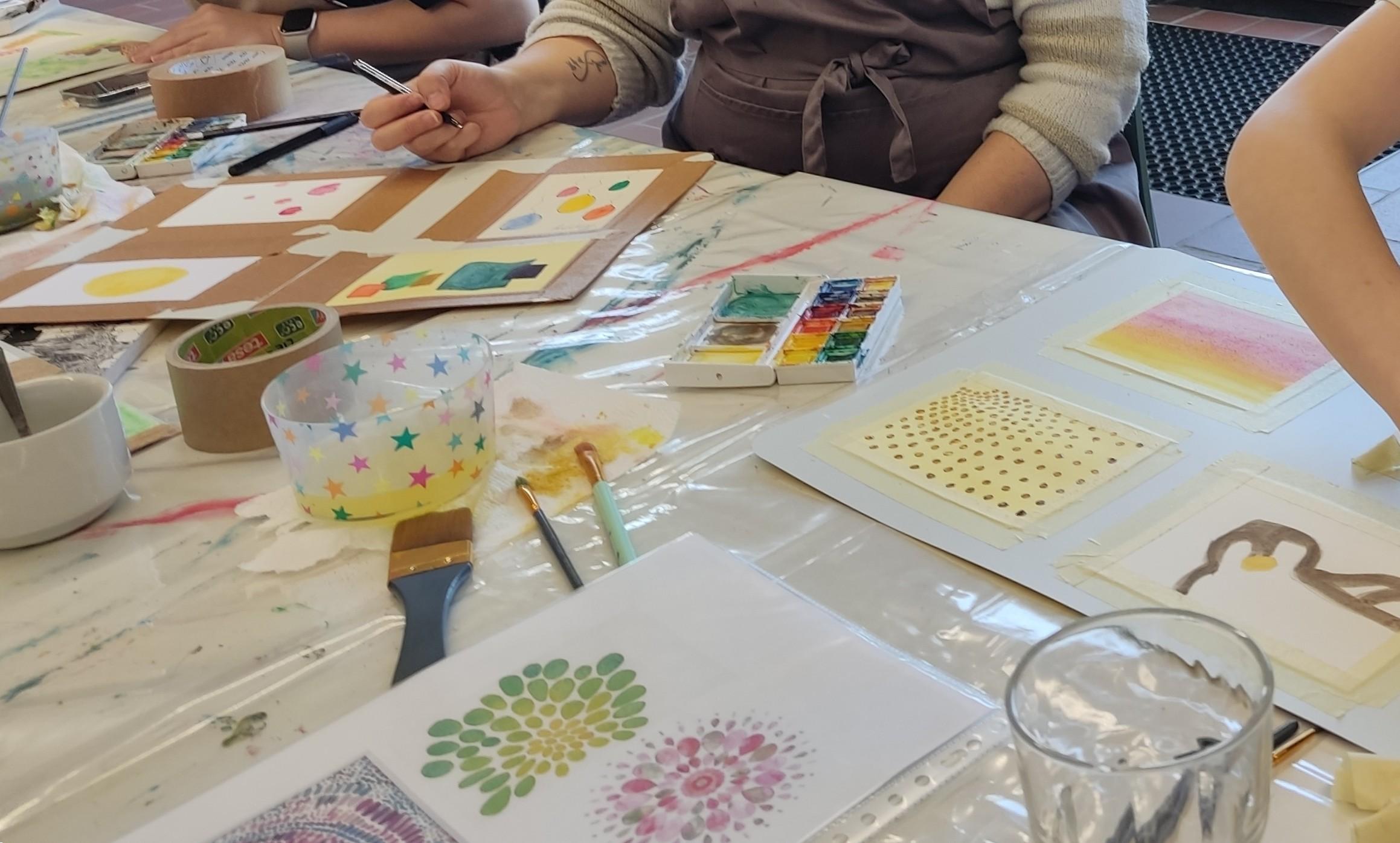 Aquarel workshop - Foto