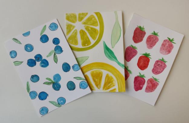 Zomers illustreren met fruit & een frisse smoothie