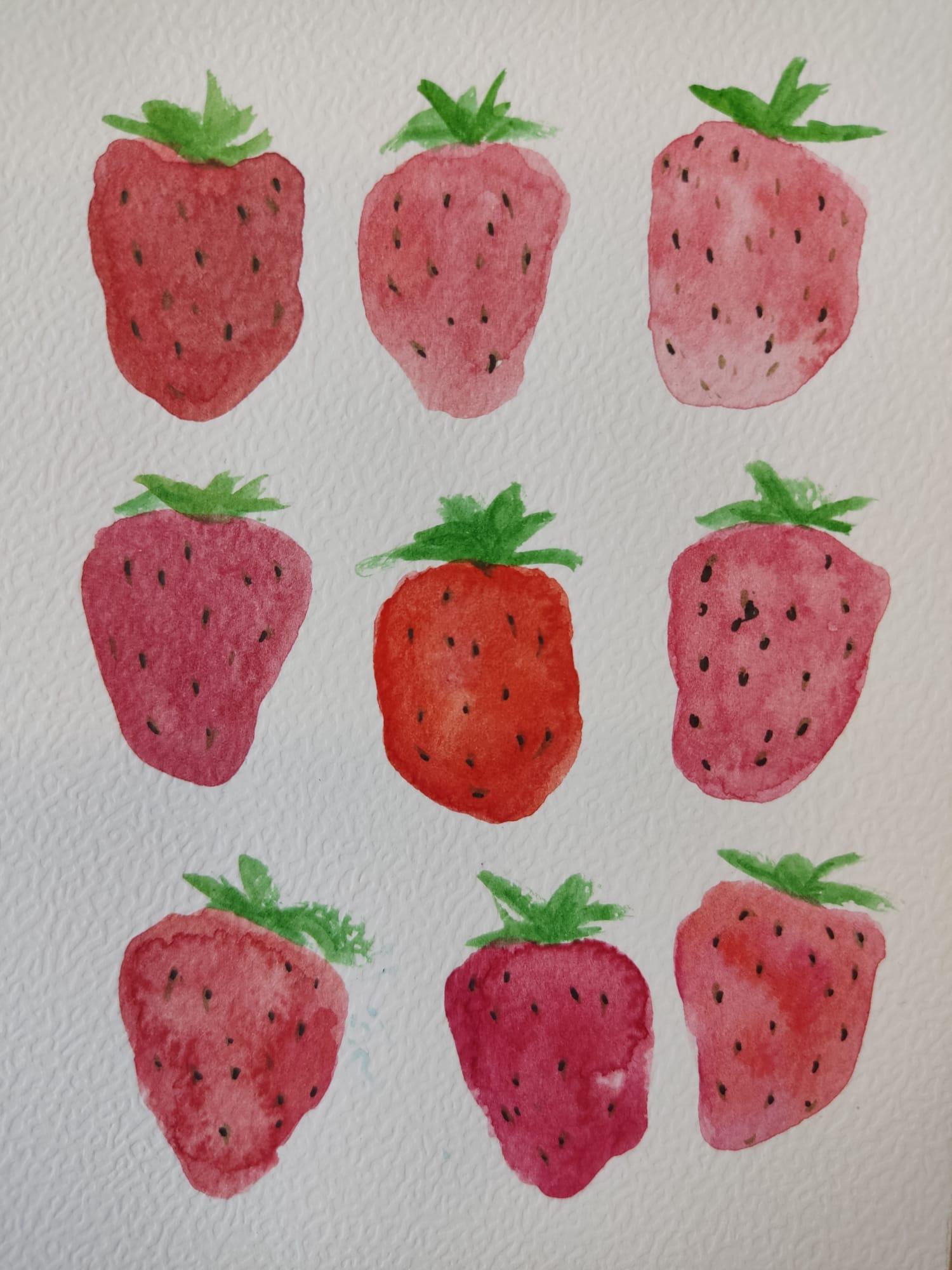 Zomers illustreren met fruit & een frisse smoothie - Foto