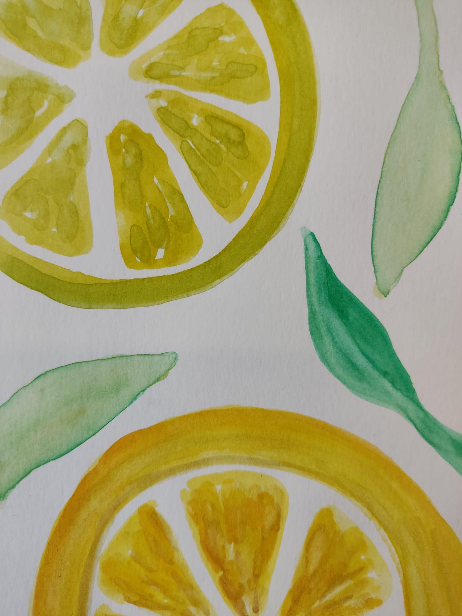 Zomers illustreren met fruit & een frisse smoothie - Foto