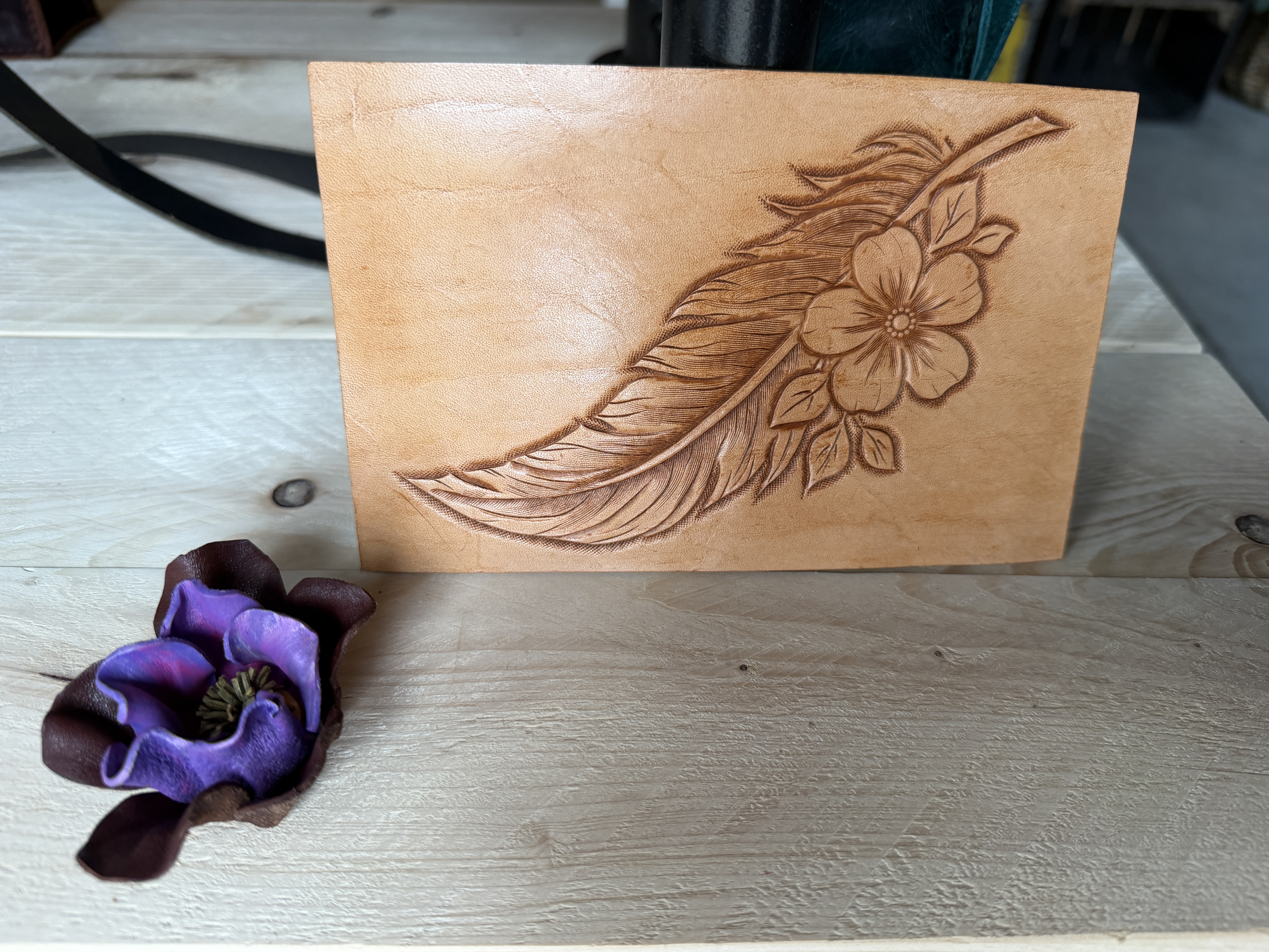 Leathercarving workshop - leer snijden & stempelen in leer