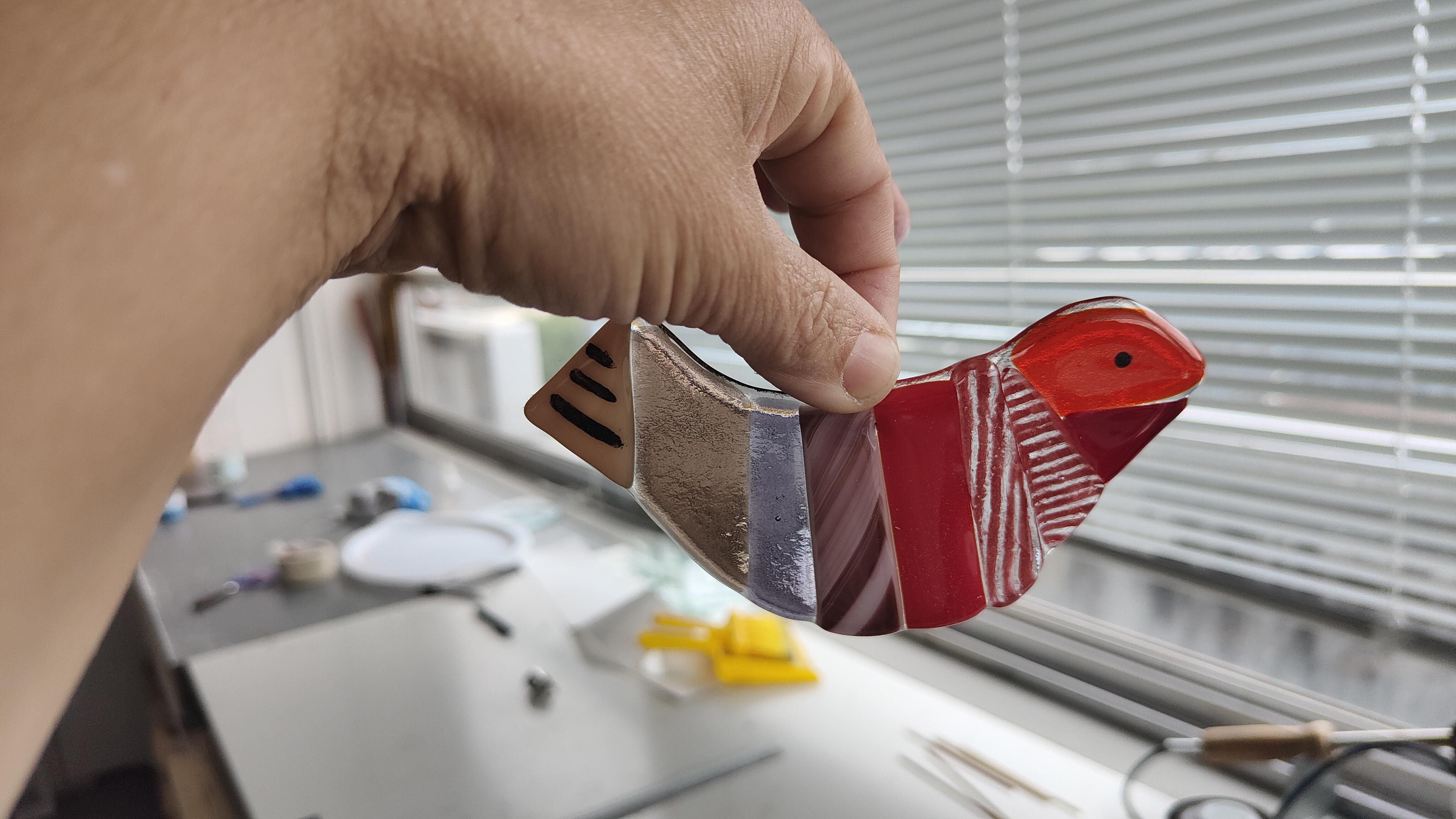 Zomer-glas-hobbyclub deel 2: bloemen en vogels maken van glas - Foto