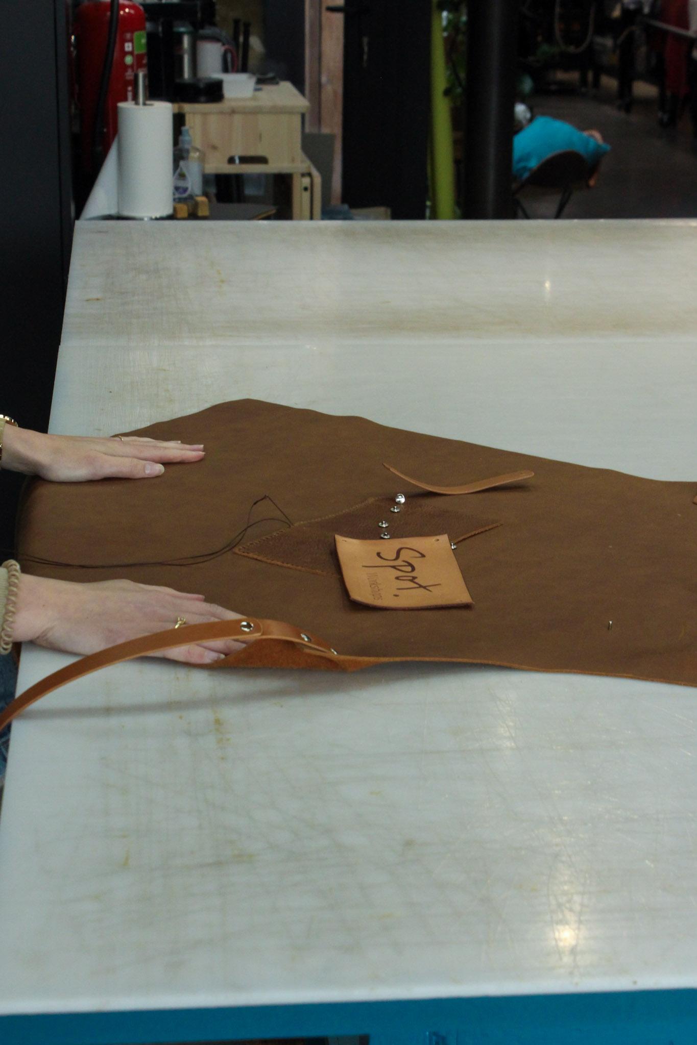 Leerbewerking workshop: ambachtelijk BBQ schort - Foto