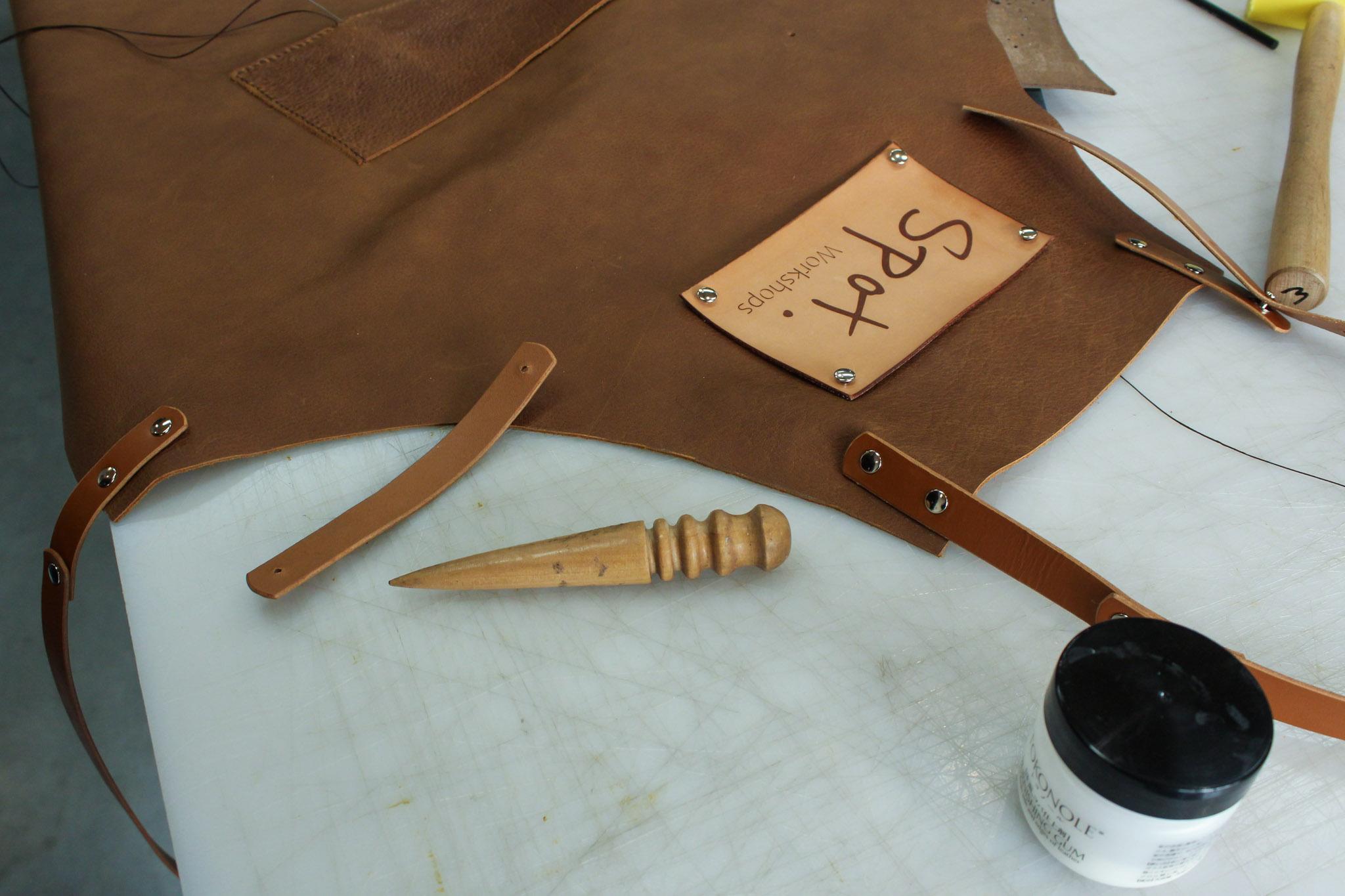 Leerbewerking workshop: ambachtelijk BBQ schort - Foto