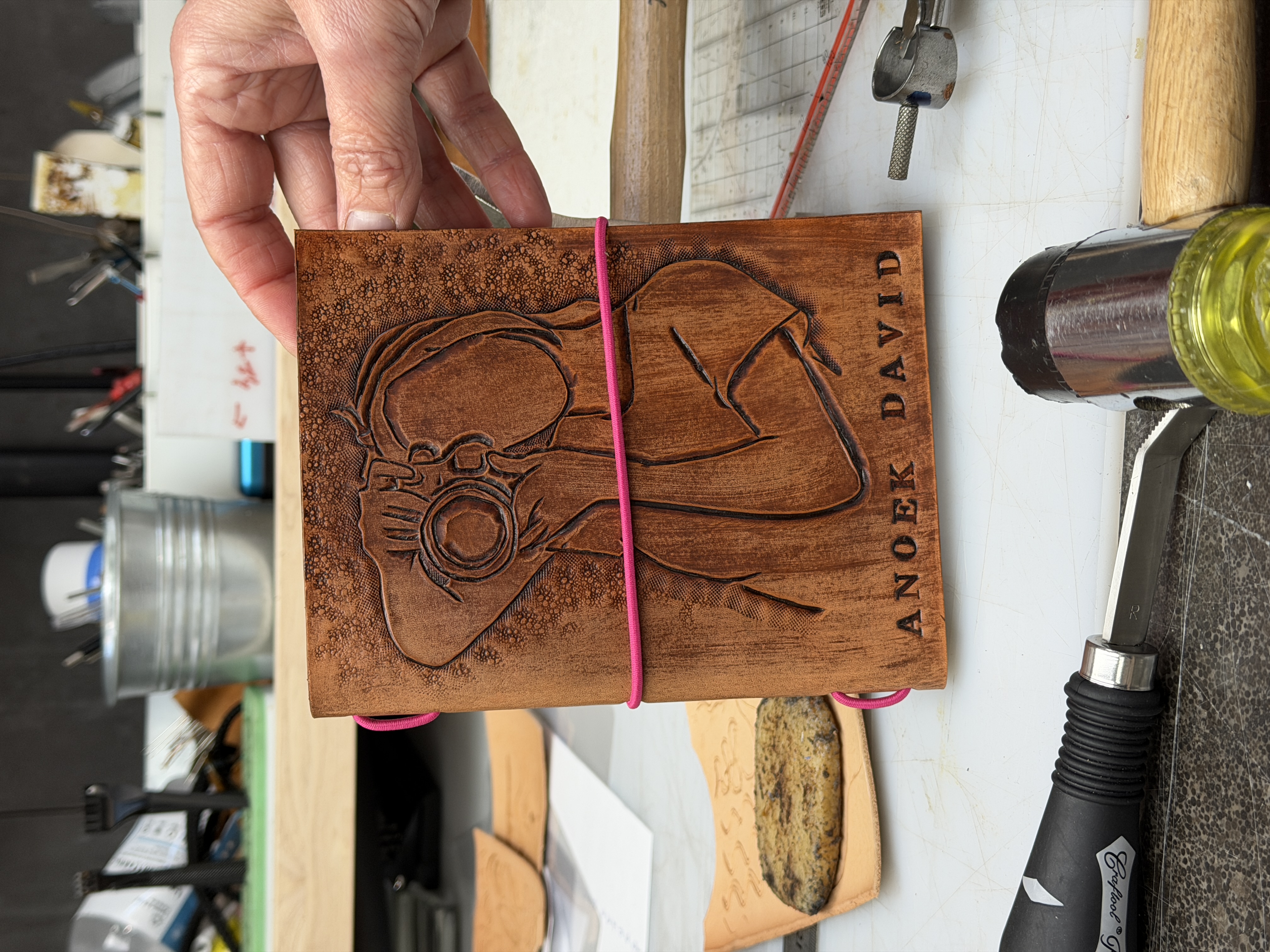 Leathercarving en tooling voor beginners