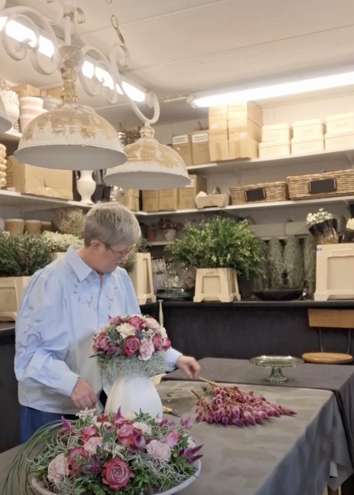 Festoen in gebleekte tinten Workshop - Foto