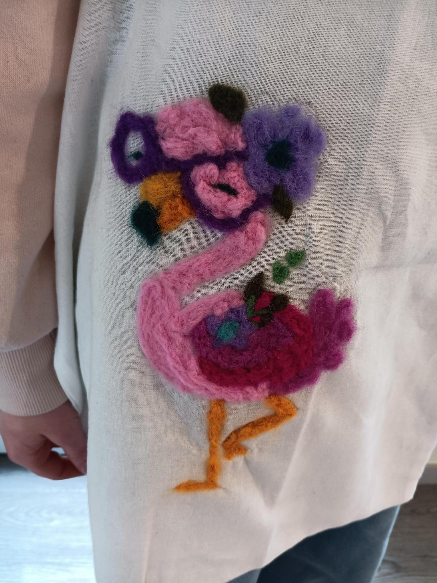 Totebag pimpen met naaldvilten in Schelle - Foto