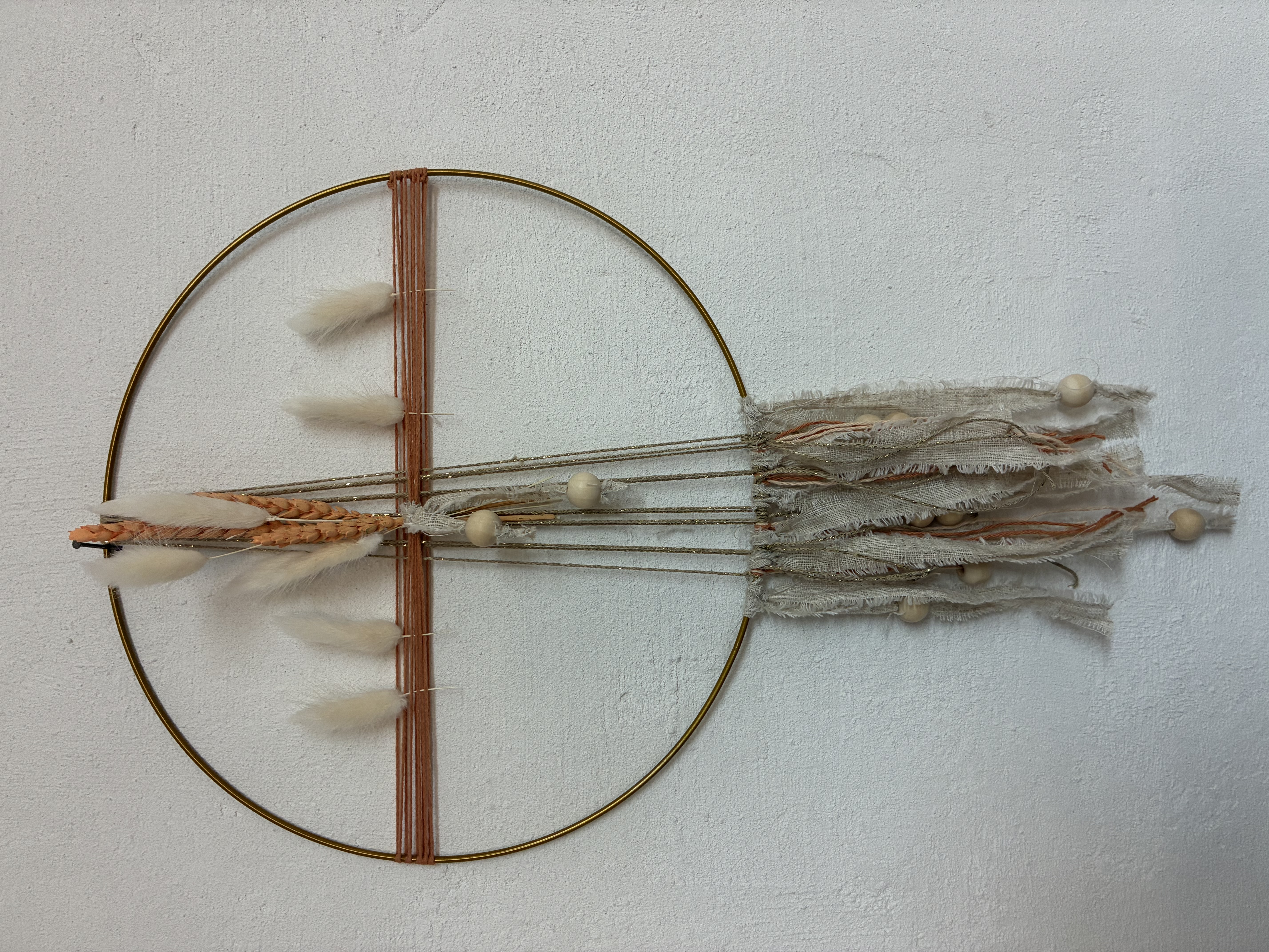 creëer 2 trendy touw & bloemencirkels