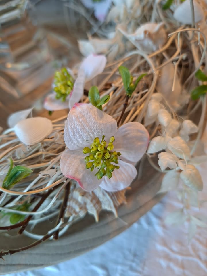 Krans in gebleekte tinten workshop