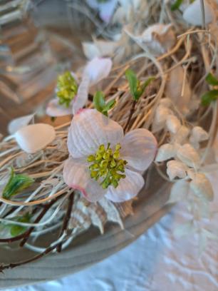 Krans in gebleekte tinten workshop