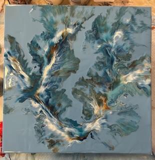 WORKSHOP ACRYLIC POURING - next level - dutch pouring & blowouts - Foto