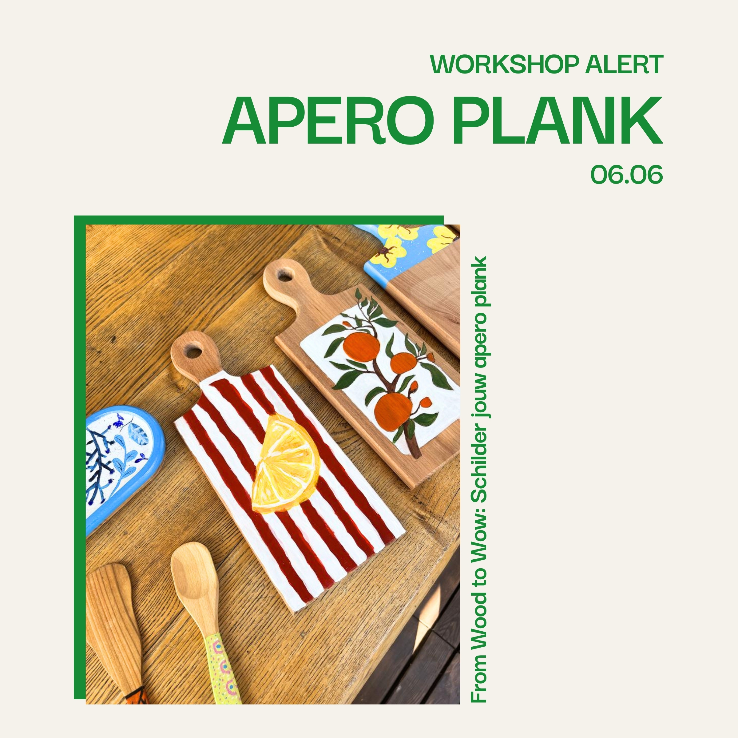 From Wood to Wow: Schilder jouw aperoplank
