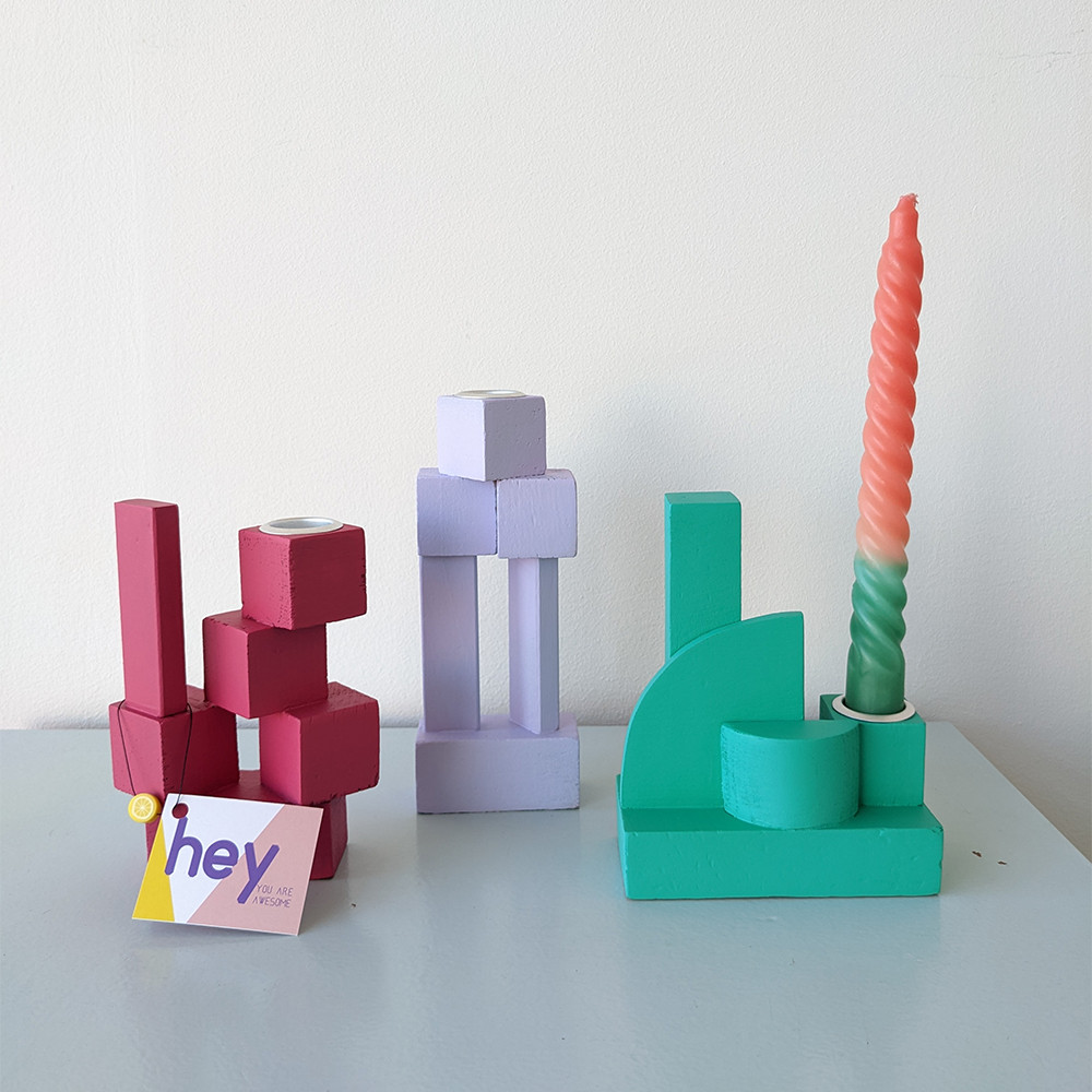 DIY pakket Maak een toffe kandelaar - Foto