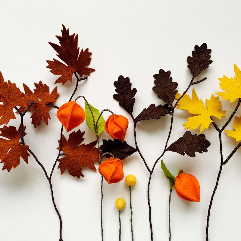 Online Workshop herfst "blad en bloem" - Foto