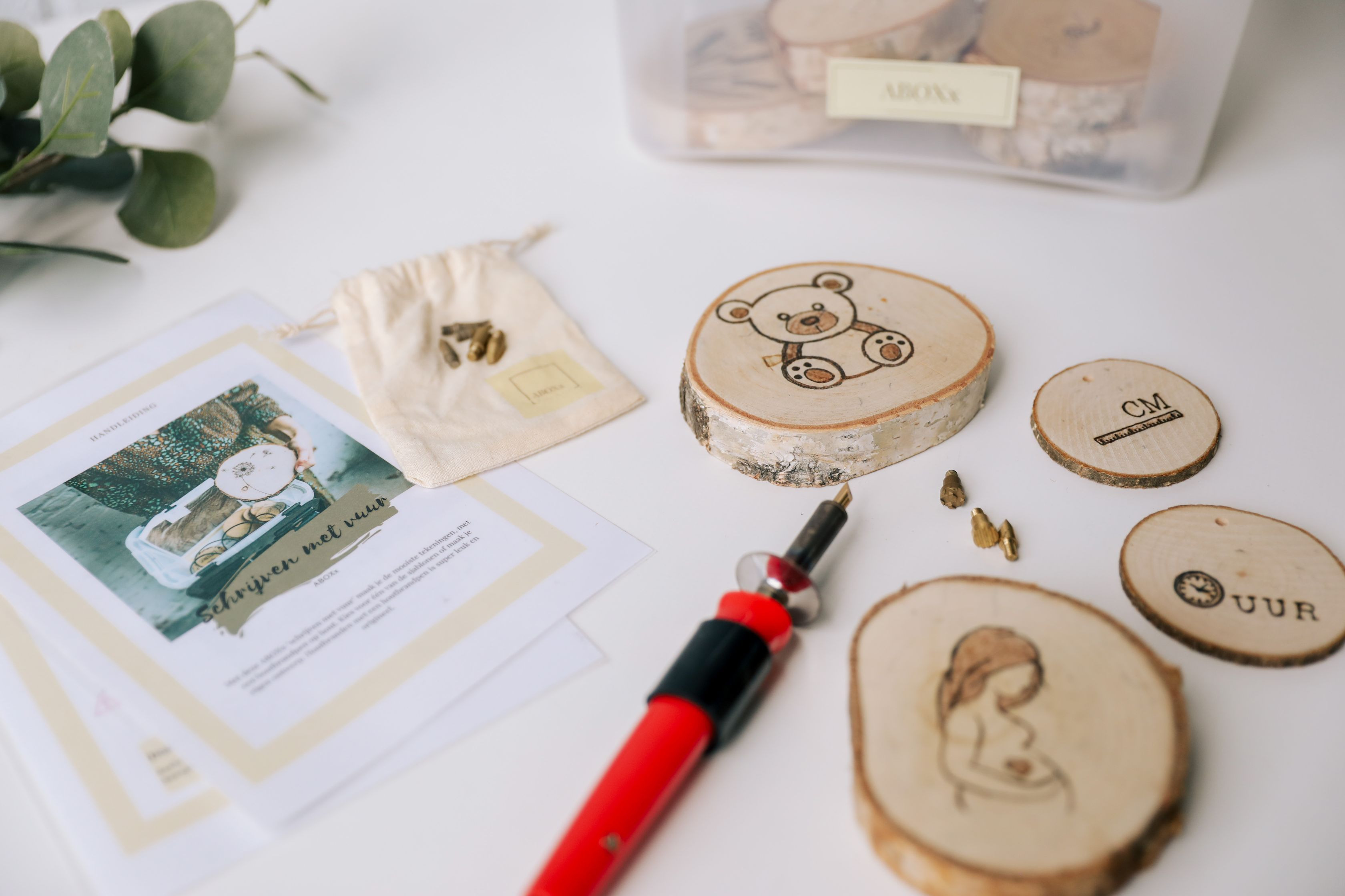 Houtbranden - bachelorette / workshopbox - Foto