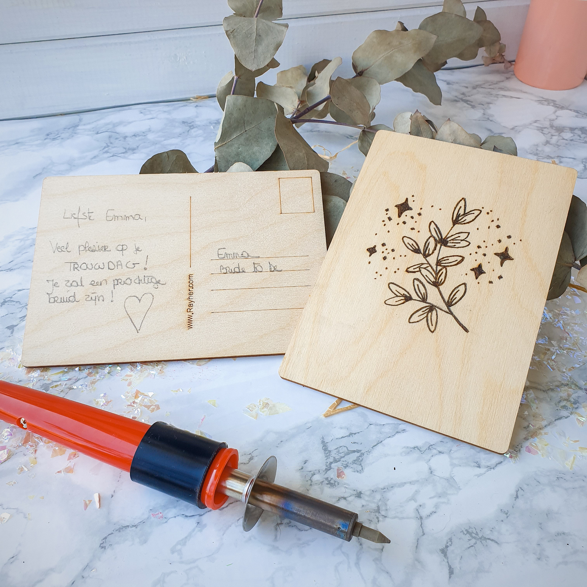 Houtbranden - bachelorette / workshopbox - Foto