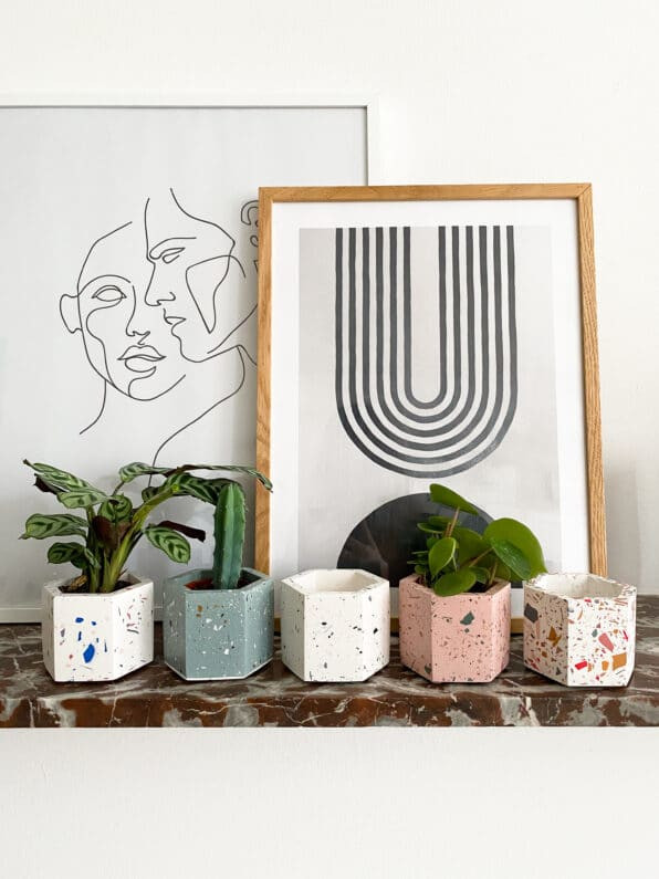 Terrazzo Potten DIY Pakket - Foto