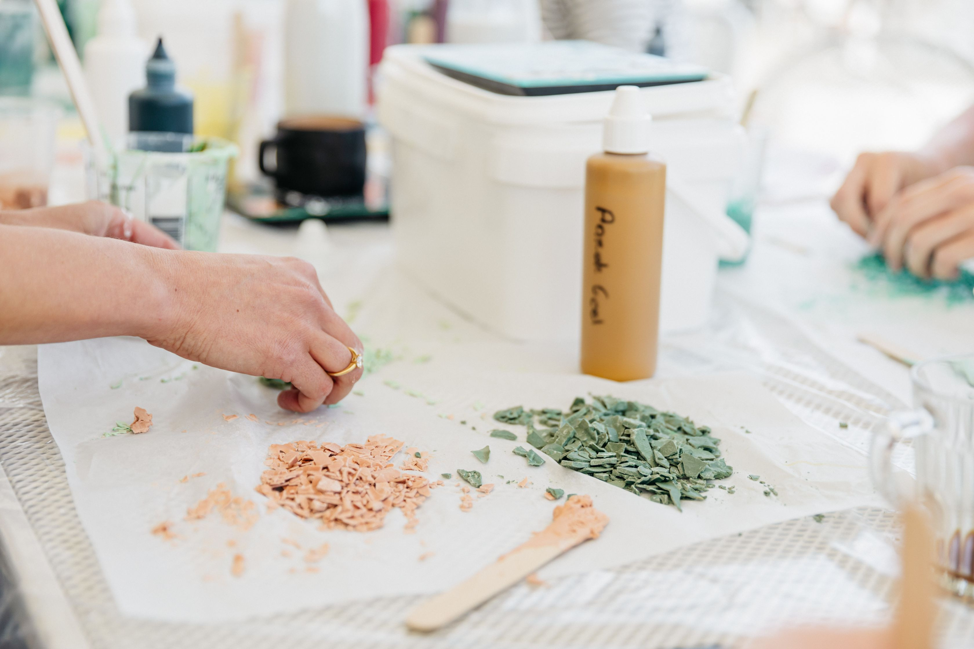 Terrazzo Potten DIY Pakket - Foto
