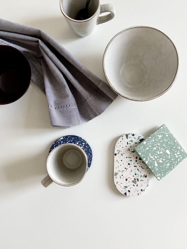 Terrazzo Onderzetter DIY Pakket - Foto